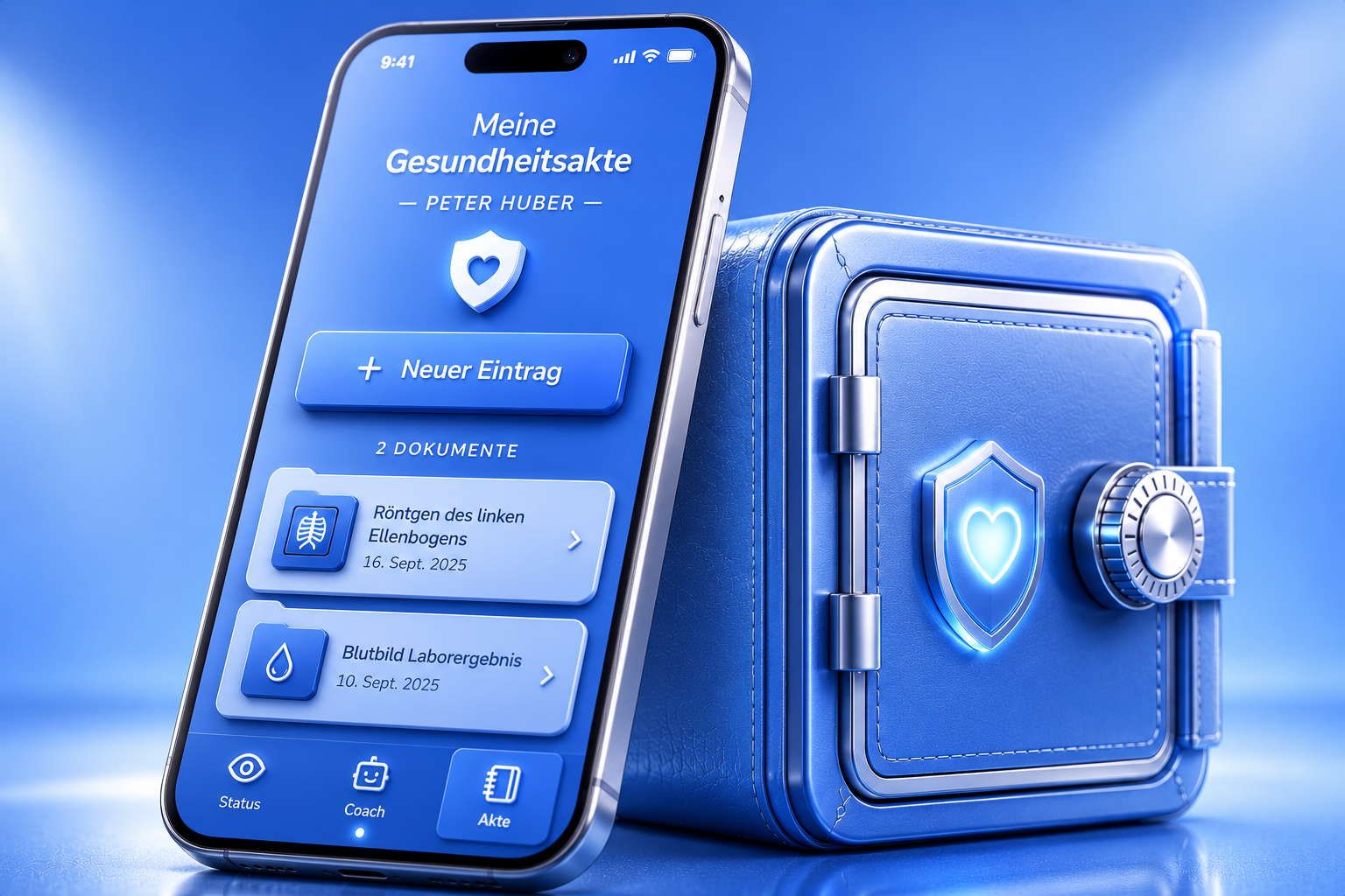 Produktvisual zur BodyWision Health-Plattform