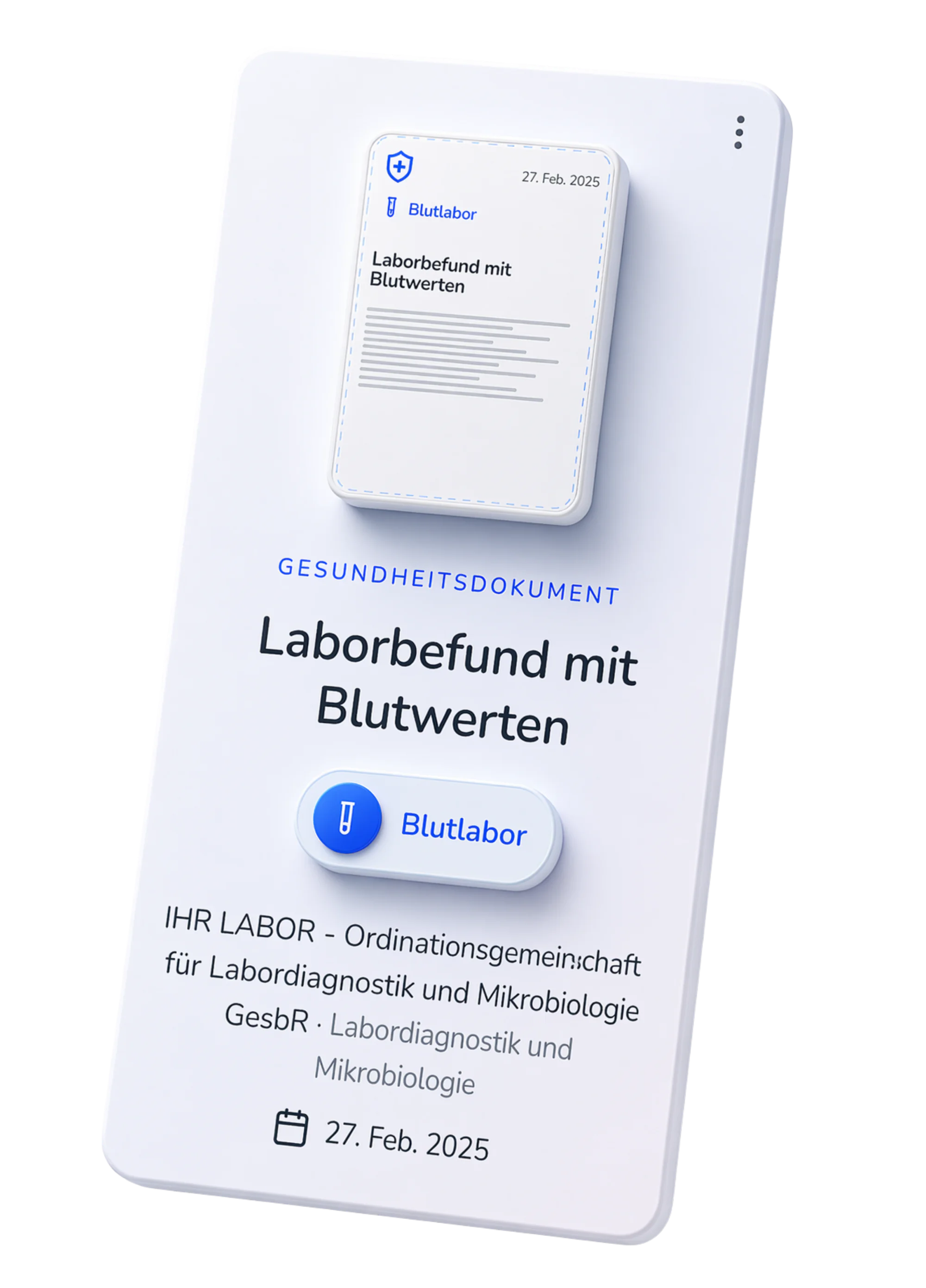 BodyWision Gesundheitsanalyse mit priorisierten Gesundheitsthemen